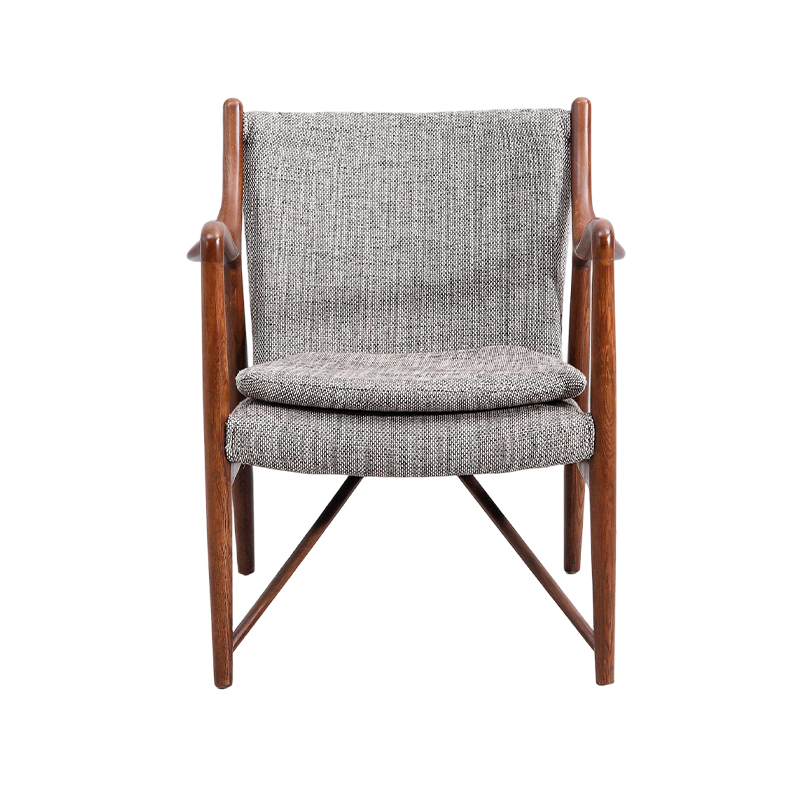 Crucis ue Dining Cathedra ascensum curvis Armrest