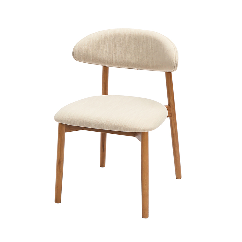 Quercus Dining ascensum Cathedra cum Off-Cushion alba